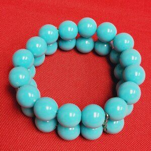 Turquoise Double Strand Bead Bracelet